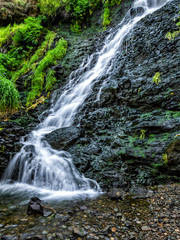 Shaki waterfall located in Syunik province of Armenia