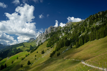 Fototapeta premium Randonnée dans les montagnes Suisse