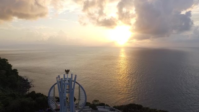 golden sunset in weh island, aceh indoneia