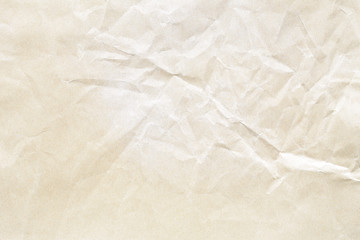 Old Brown crumpled kraft paper texture