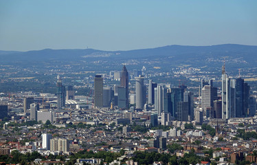 Fototapeta na wymiar Luftbild: Frankfurt