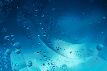Abstract Blue water bubbles background - Powered by Adobe