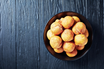 close-up of Jamaican fried dumplings in a bowl