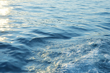 Abstract blue sea water for background, nature background concept. - Image