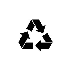 Recycle, Ecology Recycling Flat Vector Icon