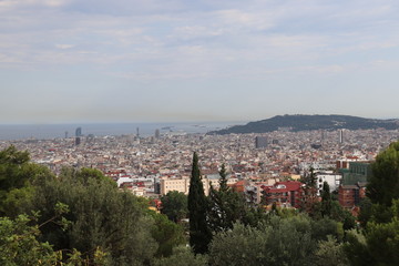 Paysage urbain à Barcelone, Espagne