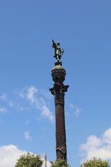 Fototapeta na wymiar Colonne Christophe Colomb à Barcelone, Espagne