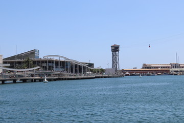 Fototapeta premium Vieux port de Barcelone, Espagne