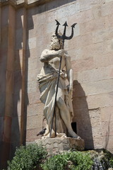 Statue de Neptune, parc de la Ciutadella à Barcelone, Espagne  © Atlantis