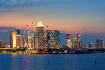 Fototapeta premium The beautiful capital of Singapore.