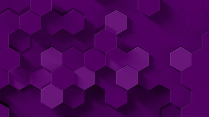 honeycomb purple carbon abstract background 4k resolution