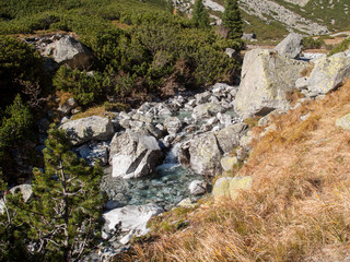  Valley of Five Spis Lakes. High Tatra Mountains, Slovakia.