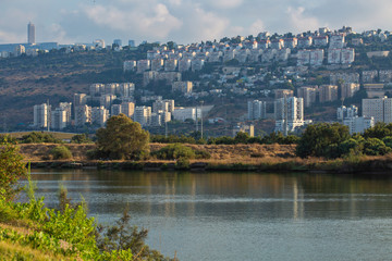 Fototapeta premium Haifa view from the kishon river