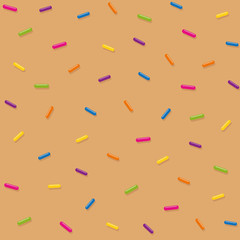 colorful sprinkles party background vector illustration EPS10