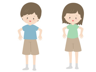 ひなちゃんととしくん　おばけ？