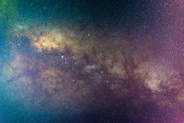 Milky way,galaxy,cosmos on dark sky