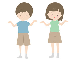 ひなちゃんととしくん　わからない