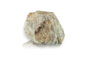 Rock stone isolated on white background this has clipping path.