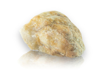 Rock stone isolated on white background this has clipping path.