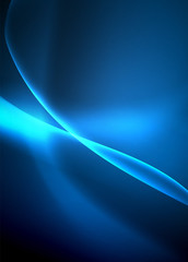 Shiny color bright neon abstract wave template. Abstract bright light. Neon light glowing effect. Space background. Abstract shape