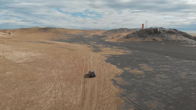 footprints in sand