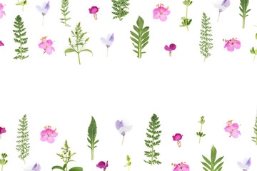 Spring Background With Meadow Flowers