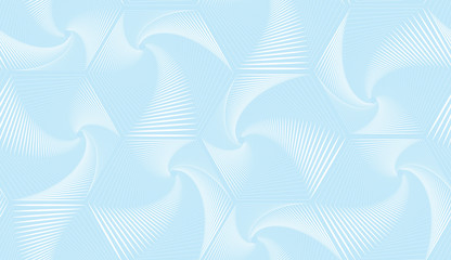 hexagonal vortex seamless grid light blue