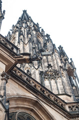 Fototapeta na wymiar St Vitus Cathedral Prague Czech Republic