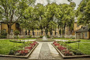 Trondheim Stiftsgarden Palace Garden