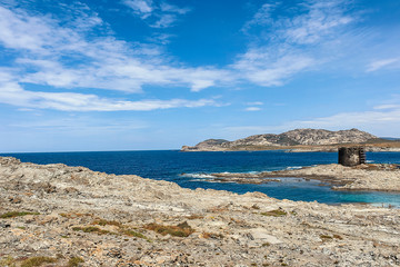 Beach near Stintino in north-western Sardinia