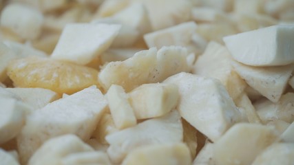 The process of making pineapple stirred Which is the otop product in Thailand