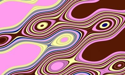 Fototapeta na wymiar Colorful vivid wave lines, swirls, colors and fluid geometries, abstract background