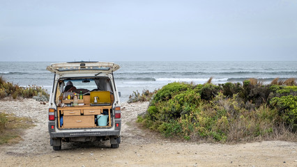 Coffee before surfing