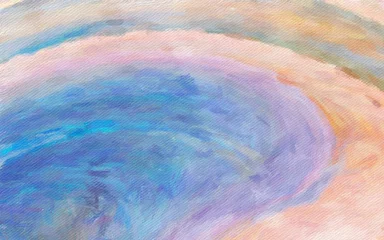 Cercles muraux Mélange de couleurs Abstract texture background. Delicate soft pastel colors and oil strokes Painted on canvas watercolor artwork. Good for printed picture, design postcard, posters and wallpapers. Digital graphic art.