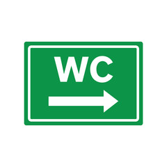 toilet - wc - restroom - gender sign vector