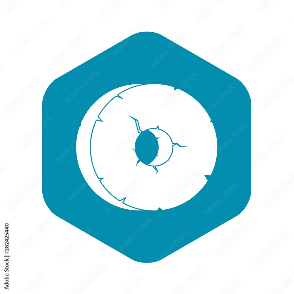 Poster primitive tool icon. simple illustration of primitive tool vector icon for web