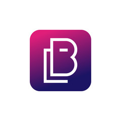 Letter 'B' logo design. Vector illustration.