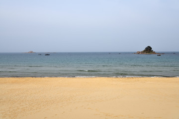 North Korea. Beach