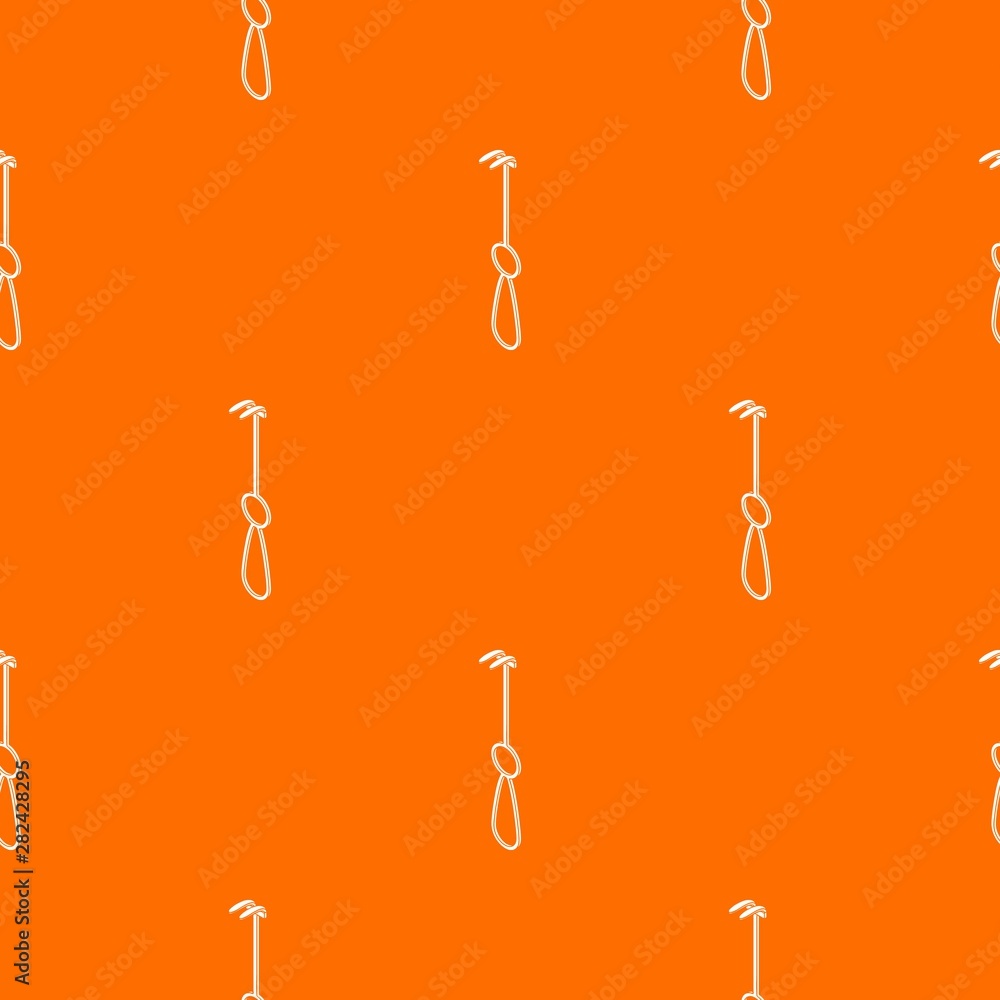 Poster surgery hook pattern vector orange for any web design best