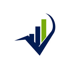 Accounting Tax Financial Business Logo Design Template Vector