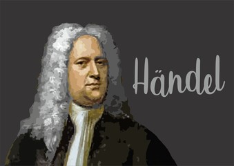 Fototapeta Great composers - Georg Friedrich Händel  obraz