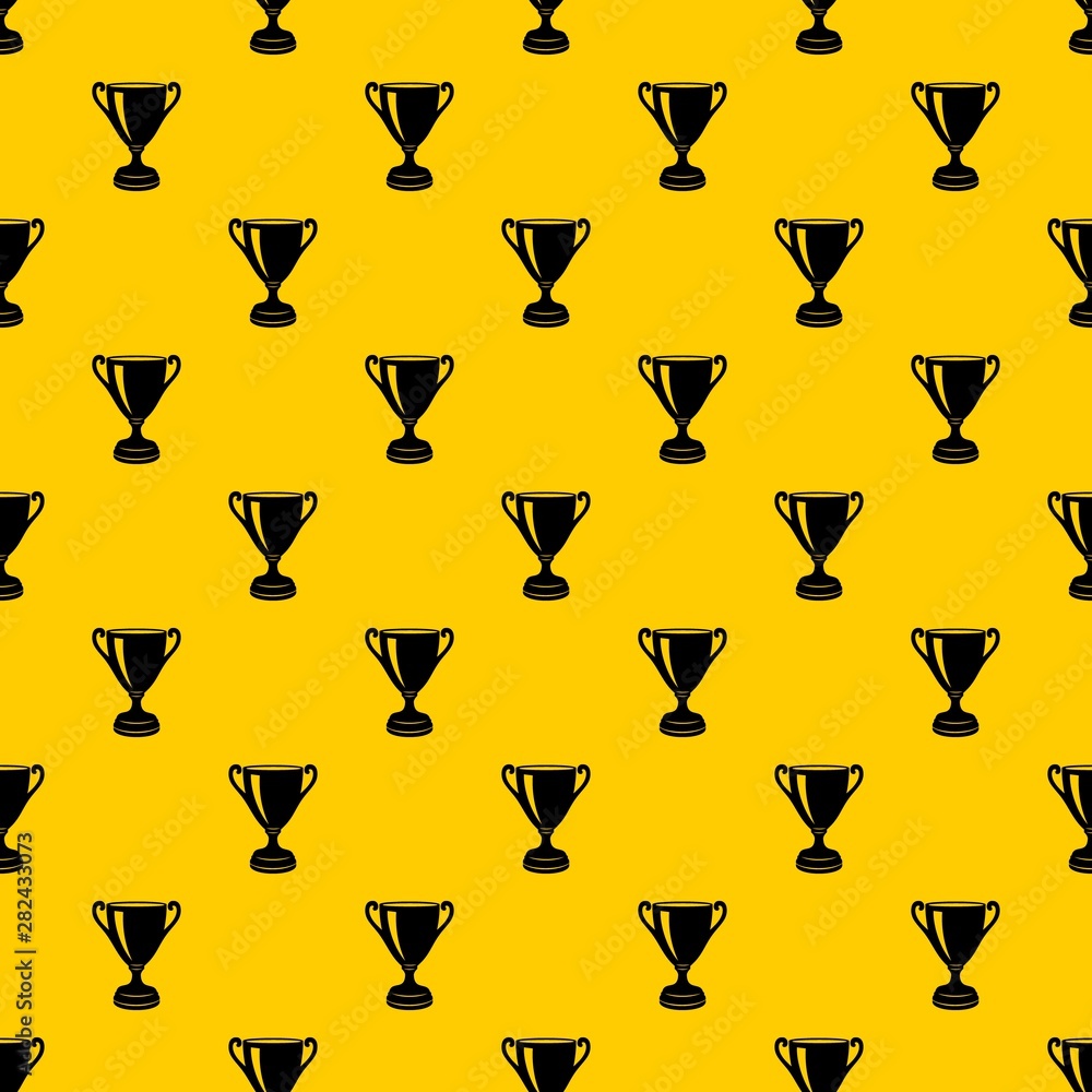 Poster goblet pattern seamless vector repeat geometric yellow for any design