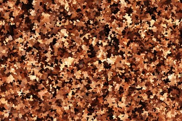 lots brown circle for impressionistic abstract background