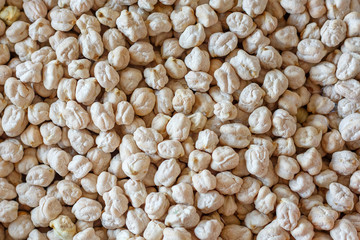 dried peas close-up texture top view