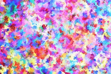 lots circle for impressionistic abstract background