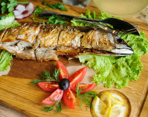 snack table served in restaurant