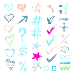 design chalk vector textures hand drawn textures