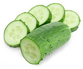 Cucumber and slices