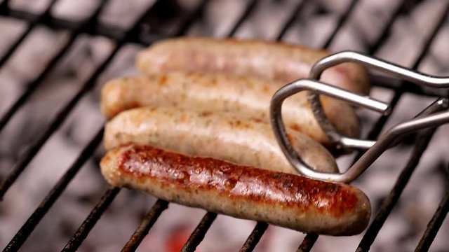 nuremberg sausage on the bbq