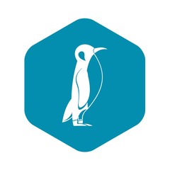Penguin icon. Simple illustration of penguin vector icon for web
